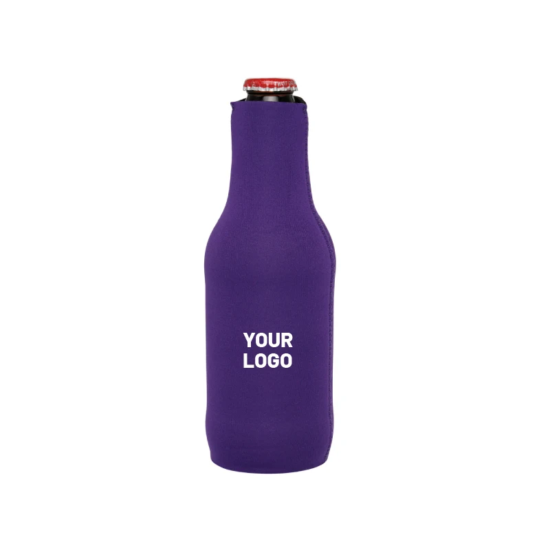Zippered Neoprene Bottle Cooler 1