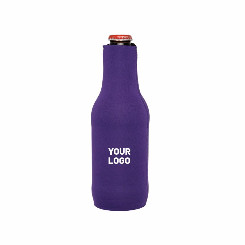 Zippered Neoprene Bottle Cooler
