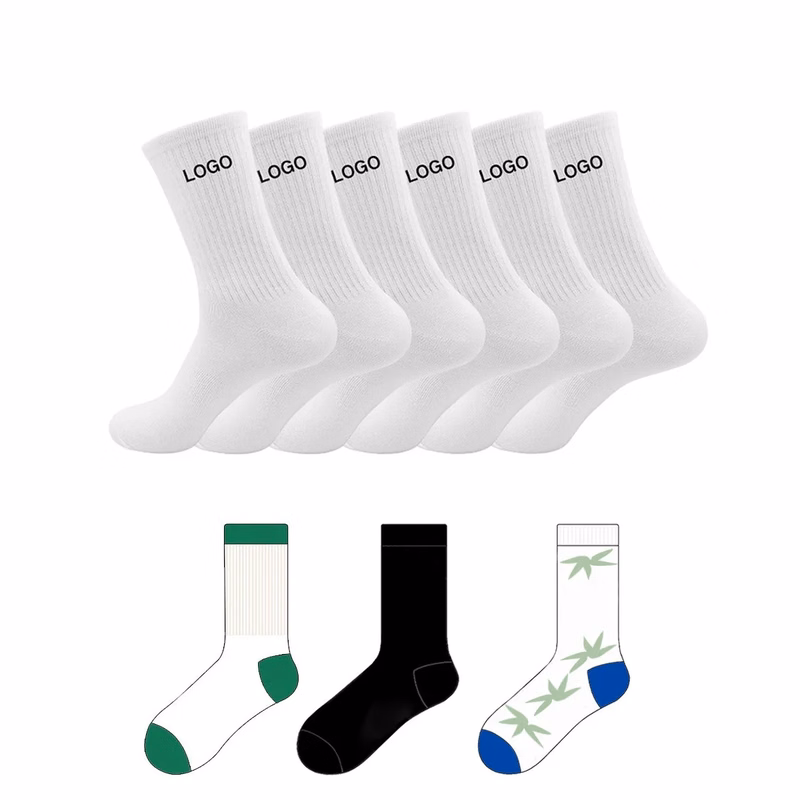 Custom Cotton Crew Socks
