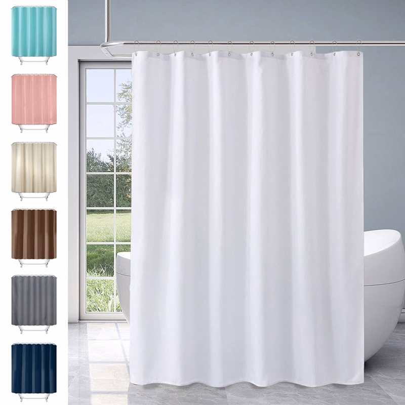 Plastic Bathroom Shower Curtain