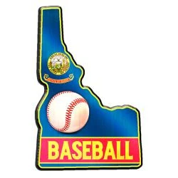 Plaque: Idaho State 8", MDF 3/8" thick Wood, HD U 1