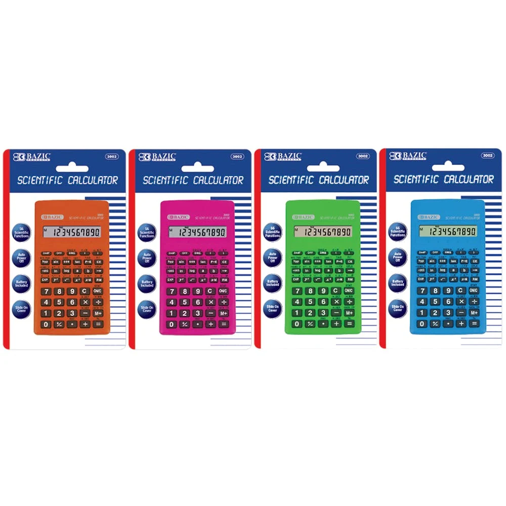 Scientific Calculators - 10 Digits 56 Function Auto Off 1