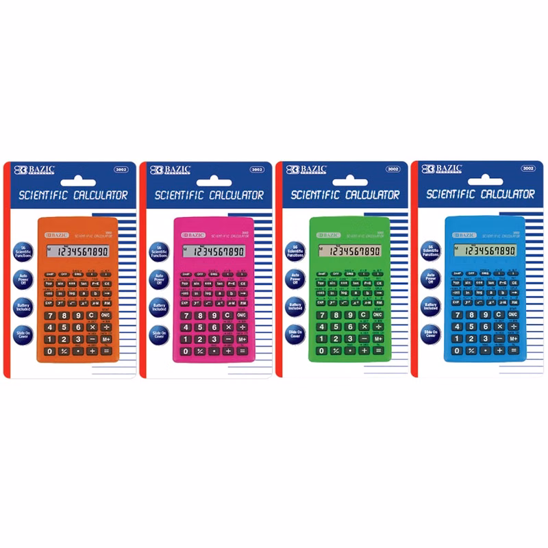 Scientific Calculators - 10 Digits 56 Function Auto Off