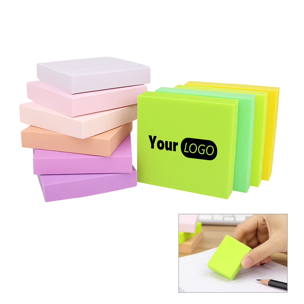 Colorful Square Eraser Block 1