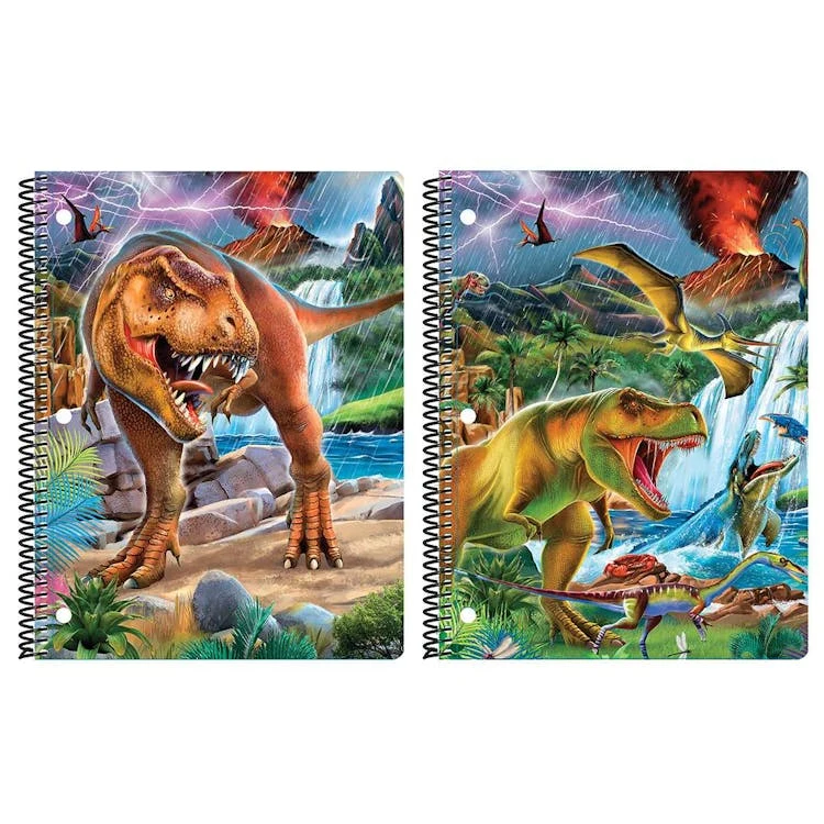 Dinosaur Spiral Bound Notebooks - Assorted 1