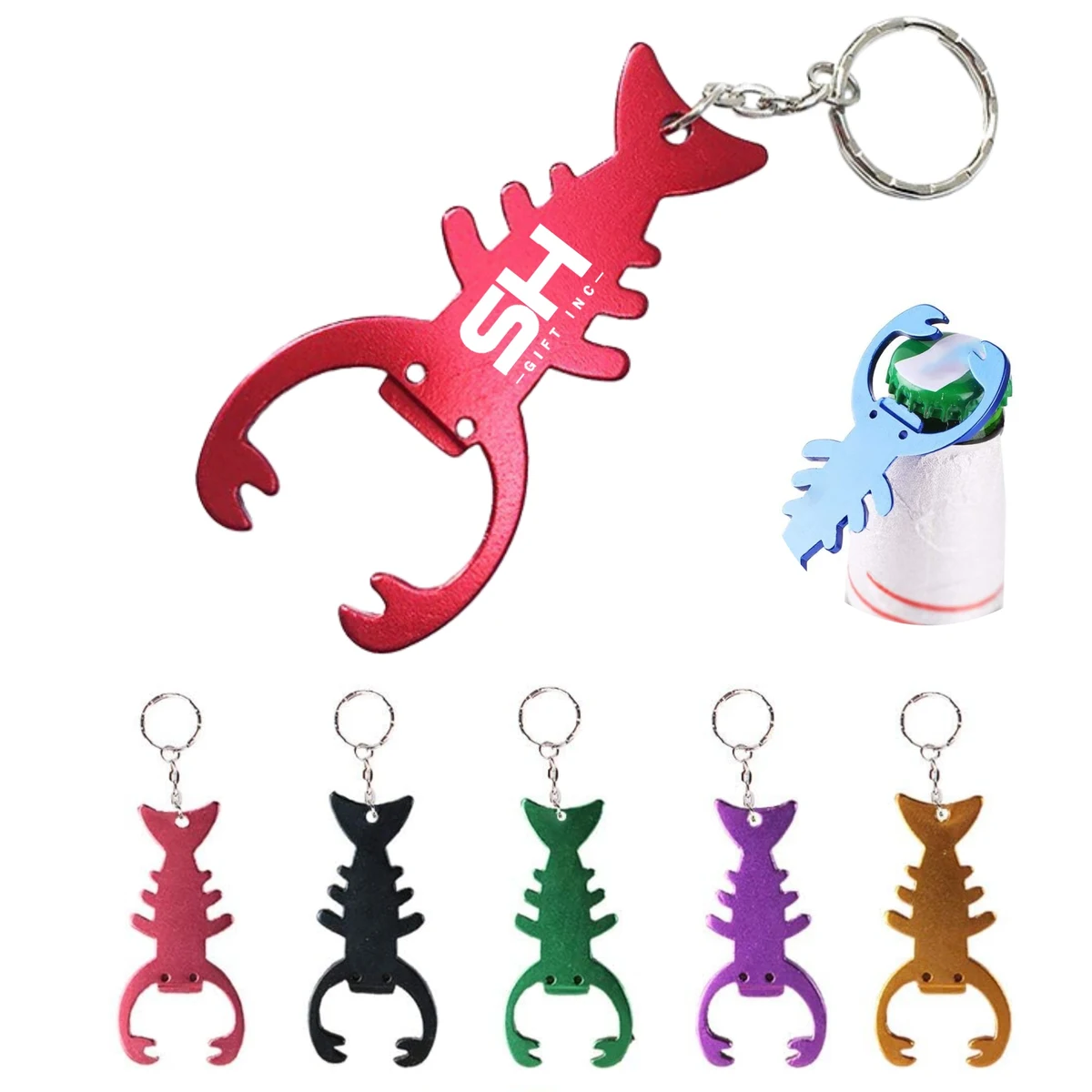 Lobster Bottle Opener Keychain 1