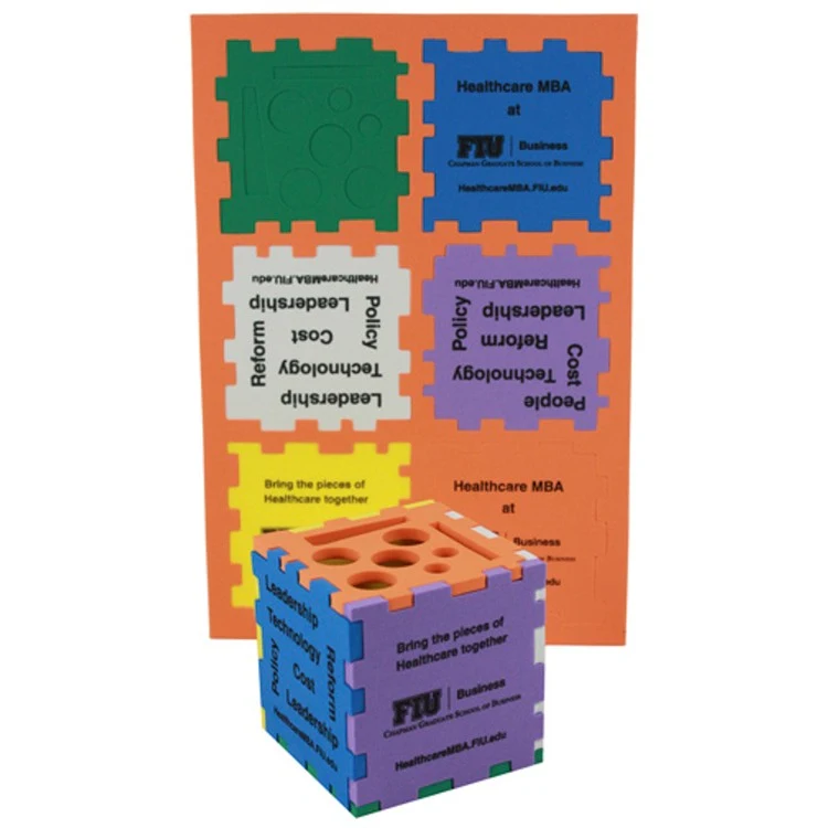 Foam Puzzle Cube 3" Color Mix 1