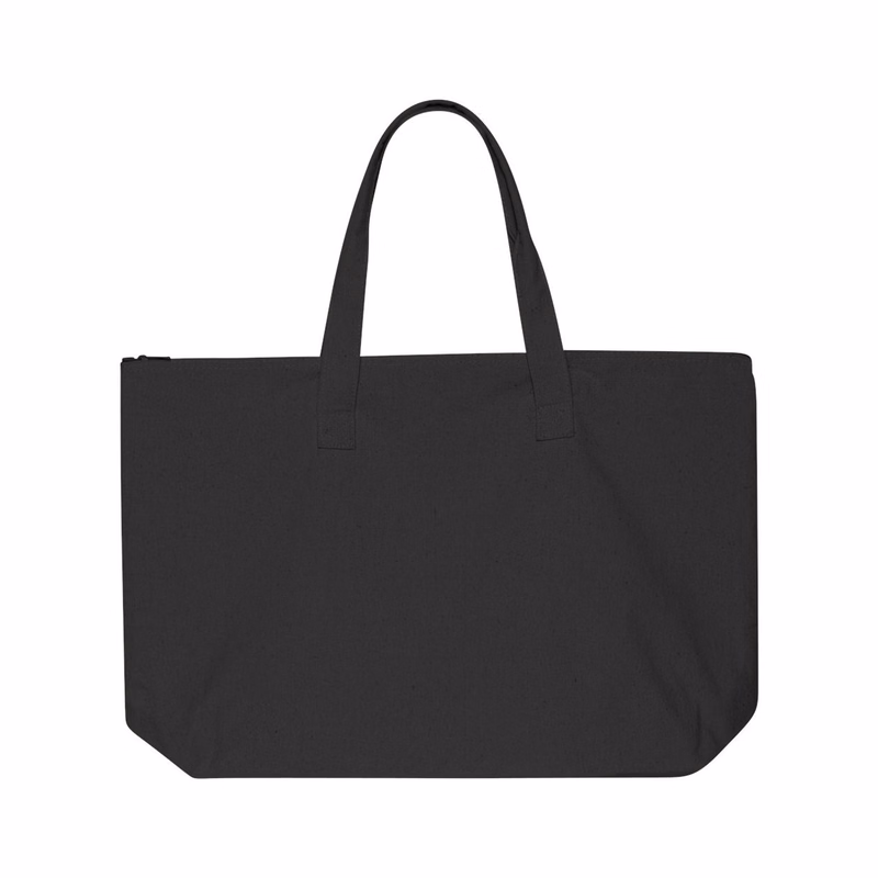 Tote with Top Zippered Closure - 8863