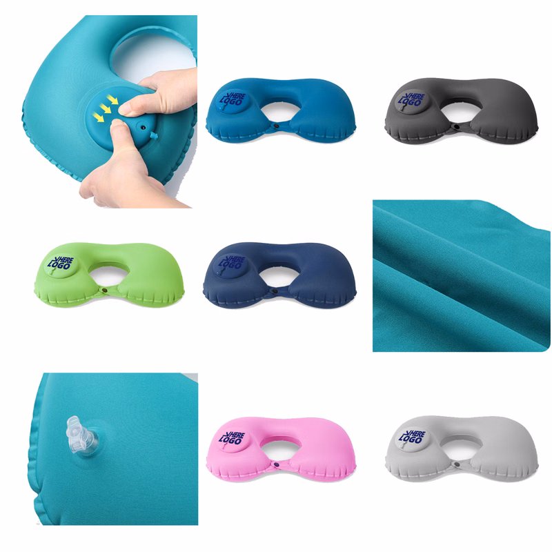 MOQ200 Press-Type Flocking U-Shaped Pillow