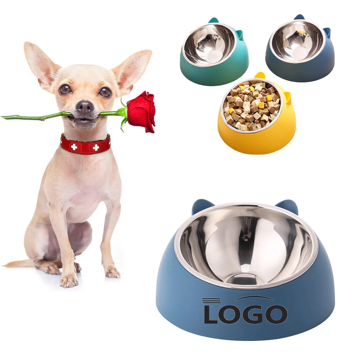 Cute Pet Bowl For Cervical Protection 1