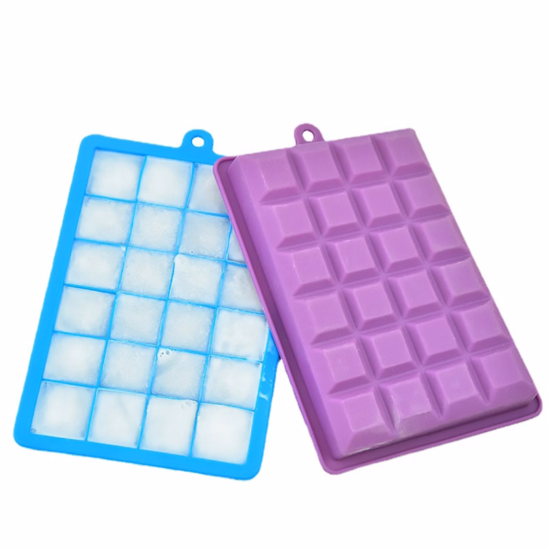 Square Silicone Ice Tray 24 Grid