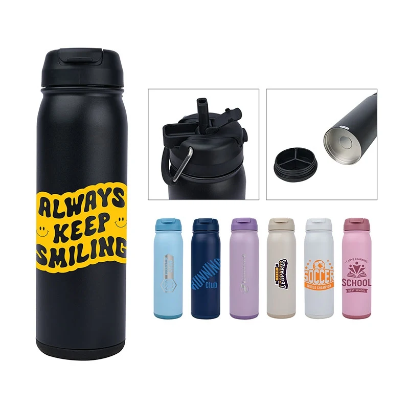 Dylan 24 oz. Double Wall, Stainless Steel Water Bottle, custom water bottle with logo imprint 1