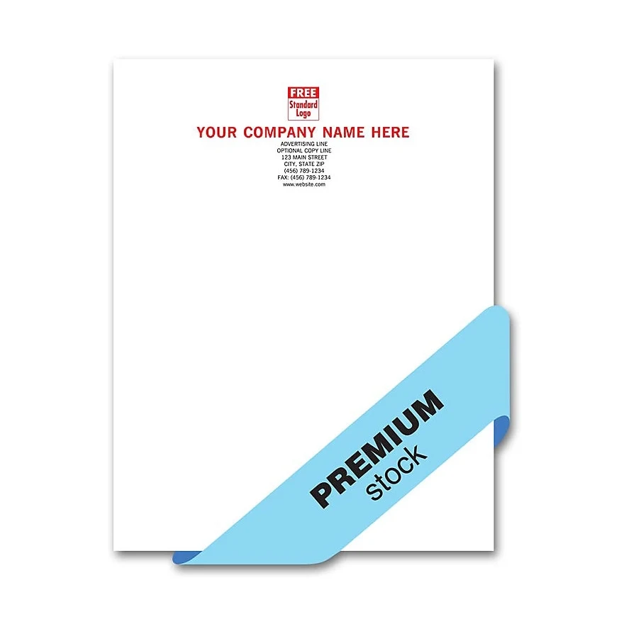 Letterhead, Premiere, 1 Or 2 Ink Colors 1
