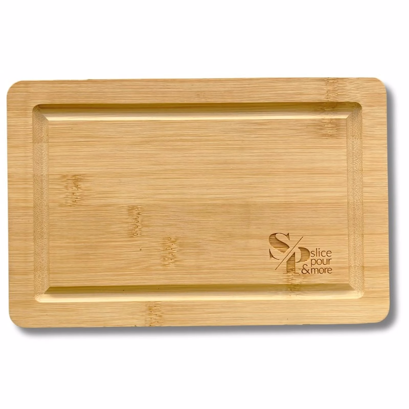 9 1/16" x 6" Small Cayman Bamboo Cutting Board
