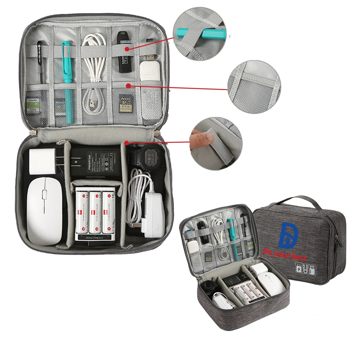Waterproof Data Cable Organizer Bag MOQ 30 1