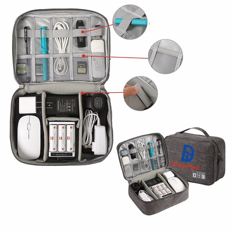 Waterproof Data Cable Organizer Bag MOQ 30