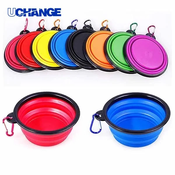 Expandable Dog Bowls Portable Travel Feeding System 1