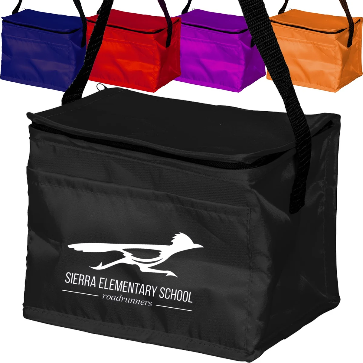 6-Can Cooler Polyester Lunch Bag 1