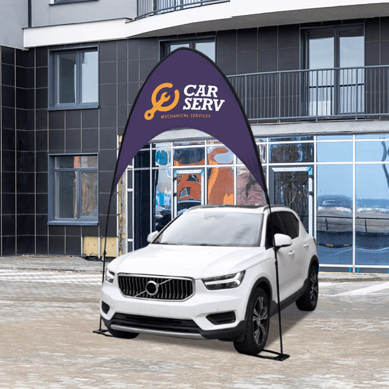 Car Show Arch Banner – Graphic & Hardware Combo (Double Sided)