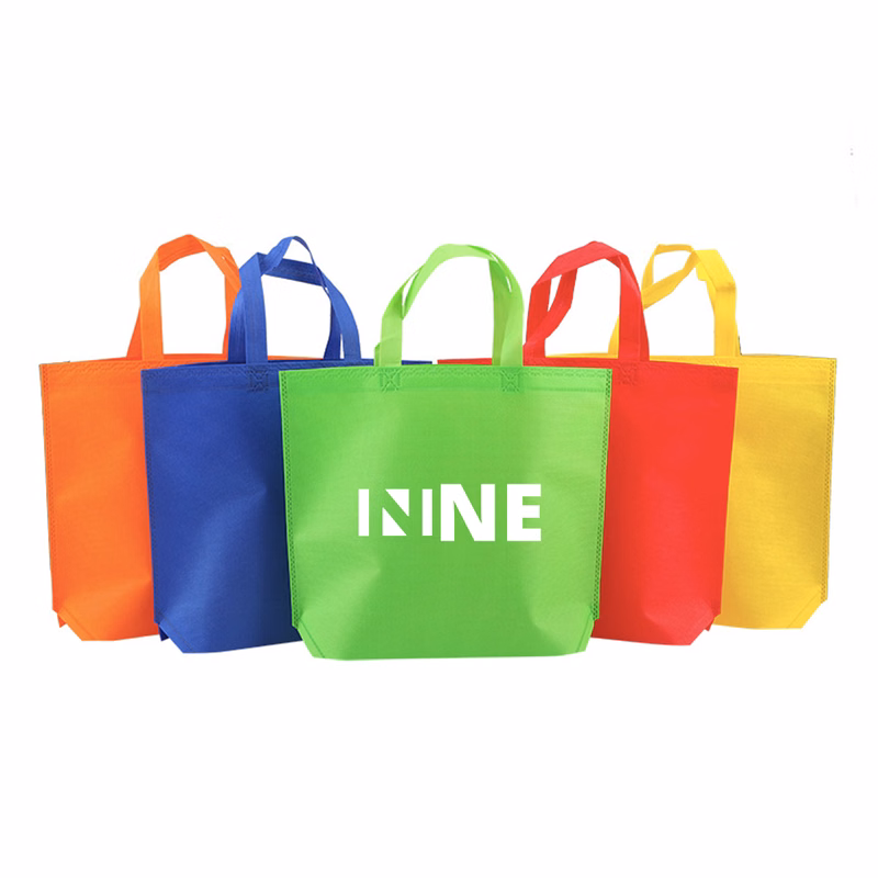 Reusable Shopping Totes Non-woven Fabric Bag MOQ 100pcs