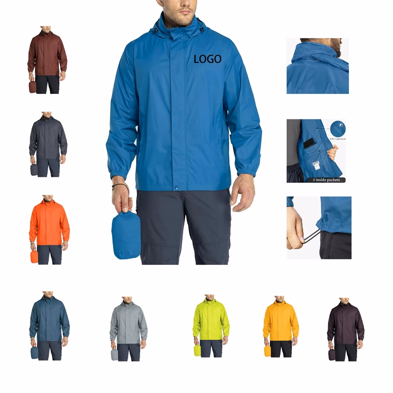 Men's Lightweight Waterproof Raincoat