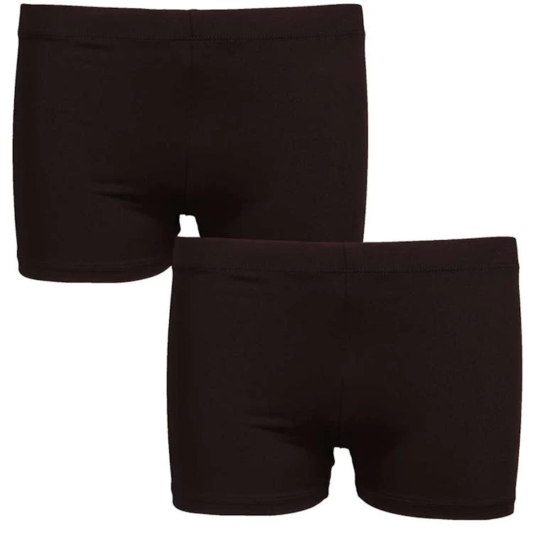 Girls' Undershorts - Black M-XL 2 Pack 1