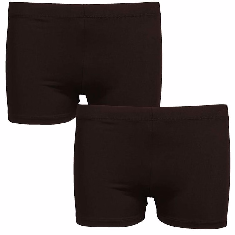 Girls' Undershorts - Black M-XL 2 Pack