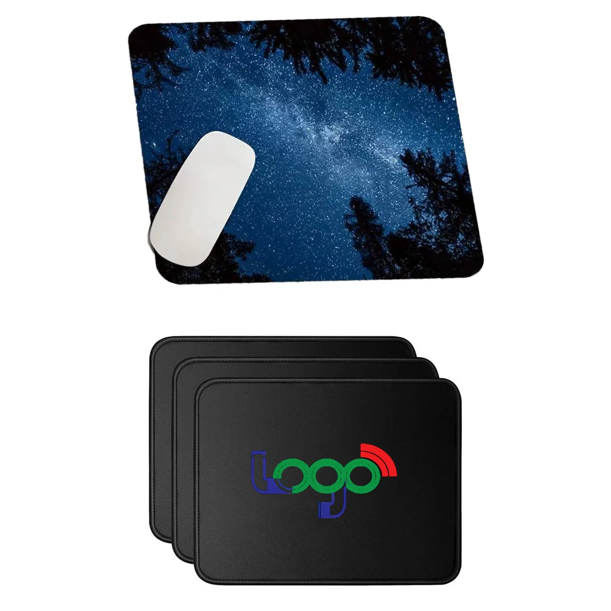 Full-Color Square Customizable Mouse Pad 1