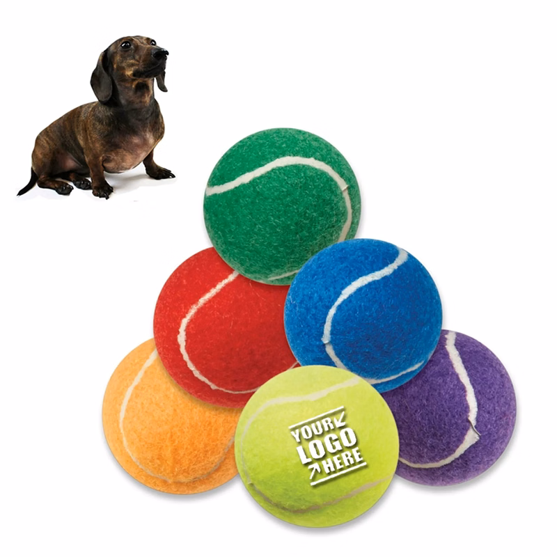 MOQ 20PCS Pet Fetch Toy Tennis Ball