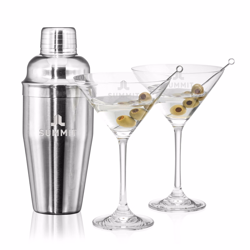 Connoisseur Shaker & Burlington Martini Set