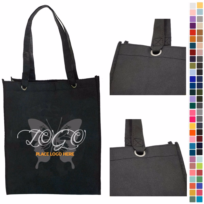 Full Color Non-woven Wine Tote Bag