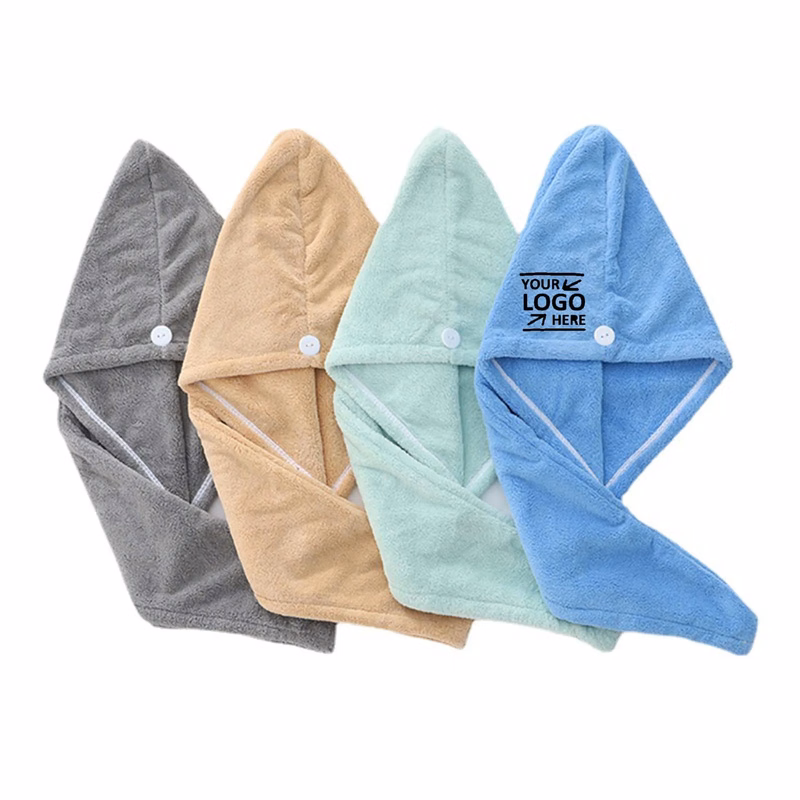 Coral Velvet Hair Fast Dry Towel Cap