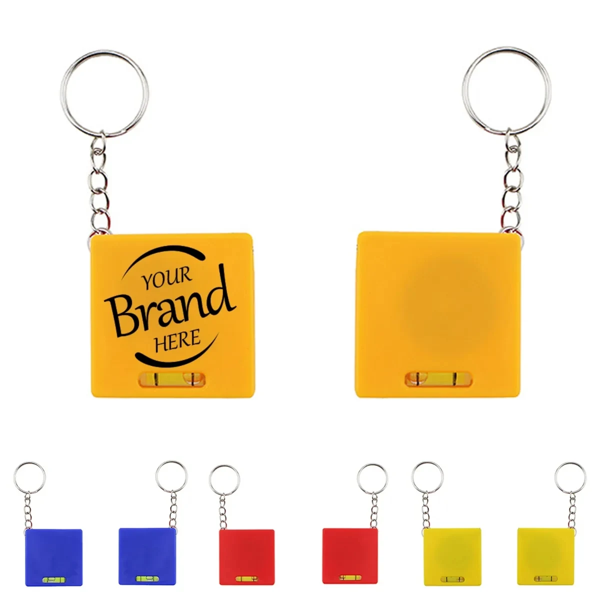 39"Measuring Tape Keychain With Level 1