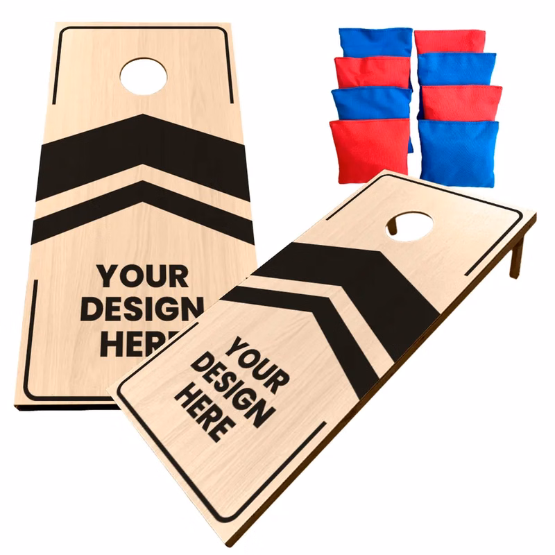 Wooden Cornhole Board Set