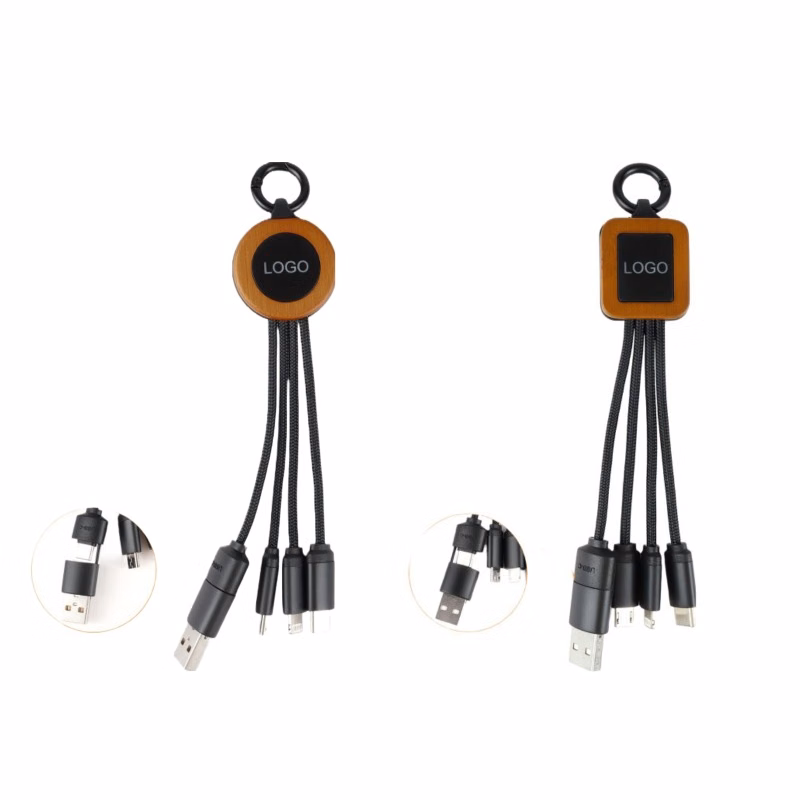 6 inch Eco-friendly LED Multifunction Type-C Charging Cable