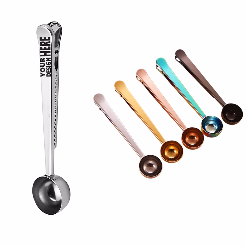 Coffee Scoop Sealing Clamp