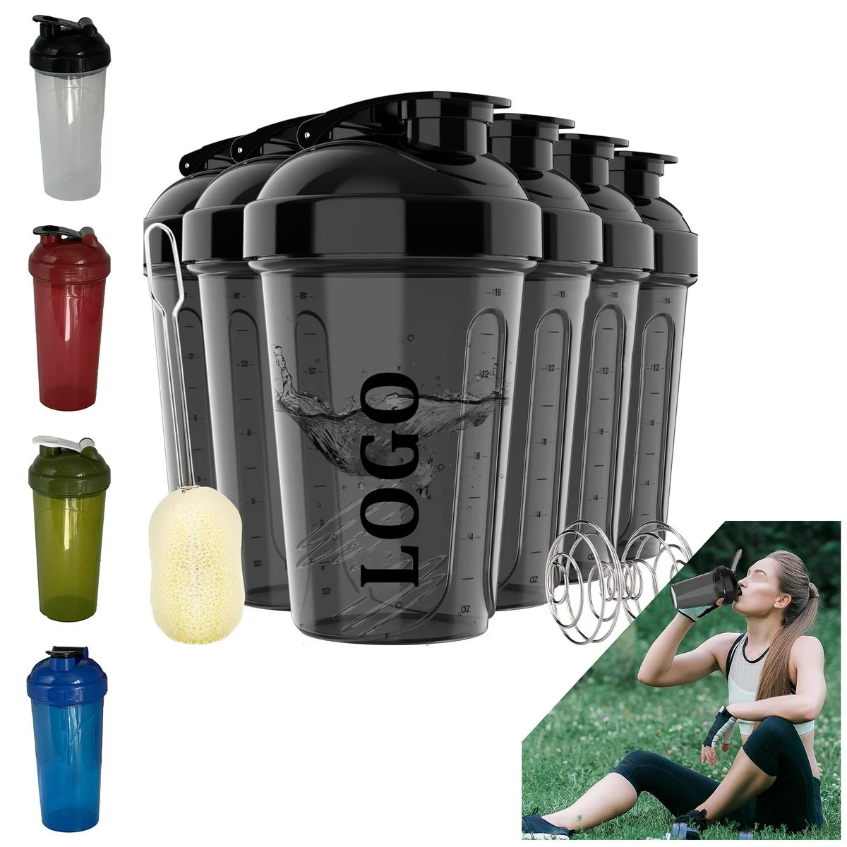 20 OZ Protein Shaker Bottles 1