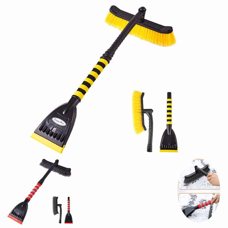 Snow Brush with Foam Grip for Comfortable Winter Use