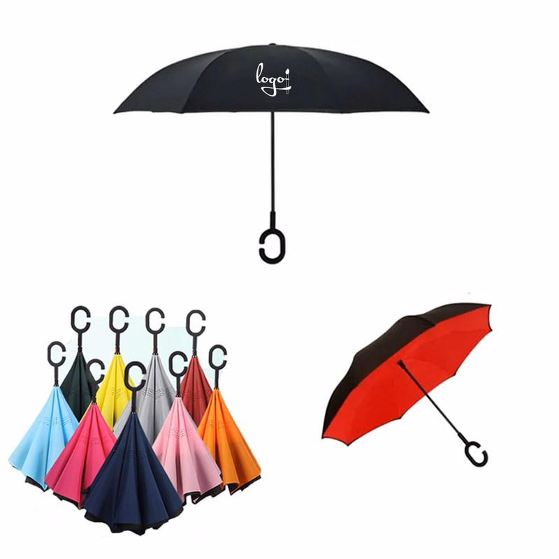C Shape Handle Inverted Umbrella