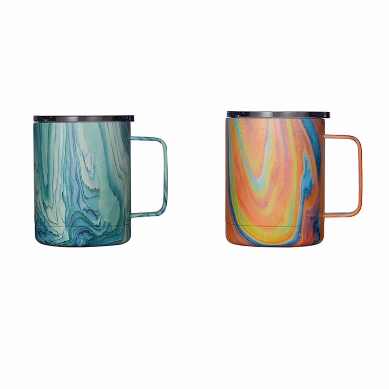 Colorful 12 Oz. Insulated Coffee Cup With Handle