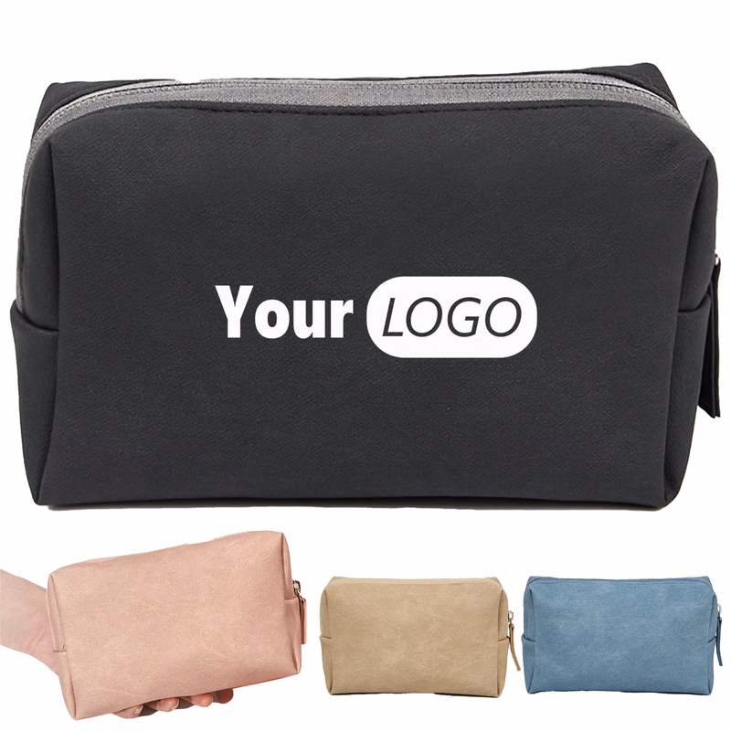 Polyester Large Capacity Square Portable Toiletry Bag