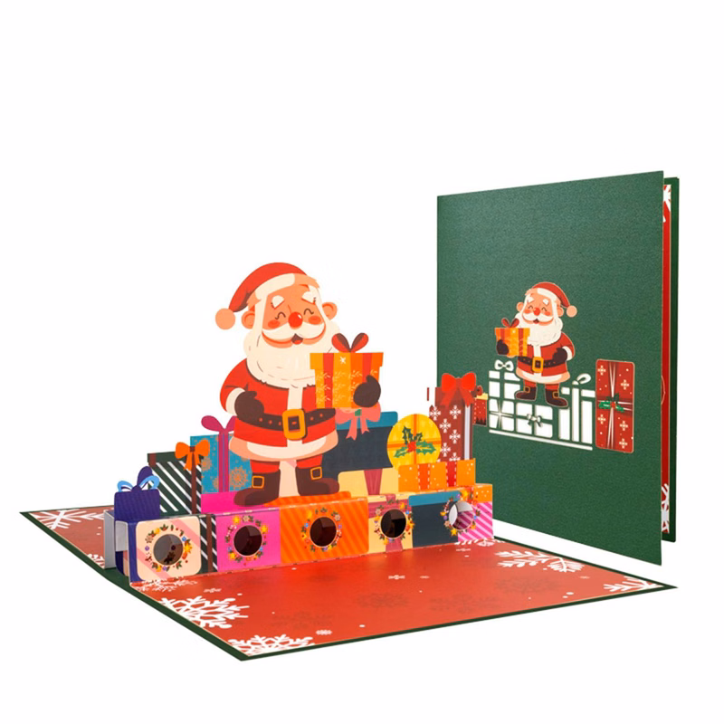 3D Pop Up Christmas Greeting Card