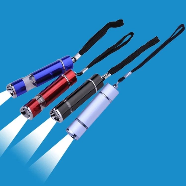 Aluminum Flashlight With LED Bulb 1