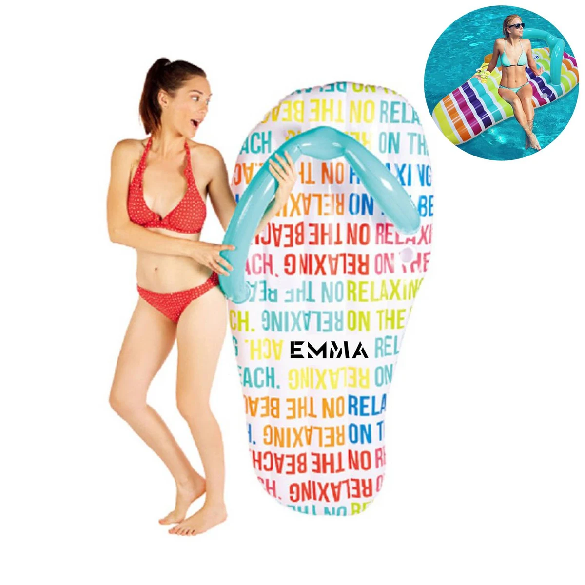 Custom Slipper Inflatable Fun Pool Float Summer 1