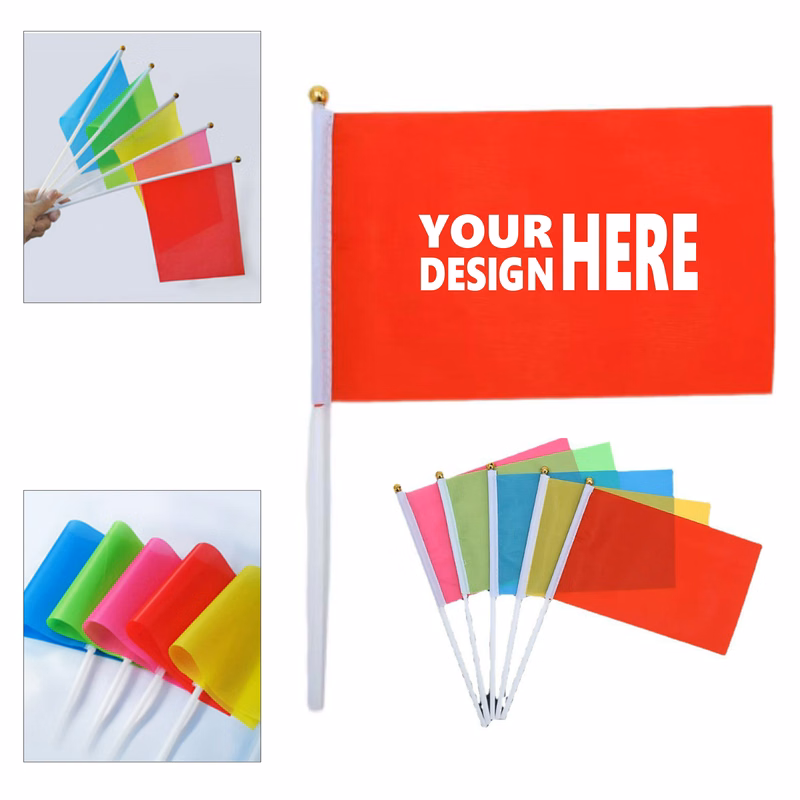 Hand Cranked Flags – Colorful Version
