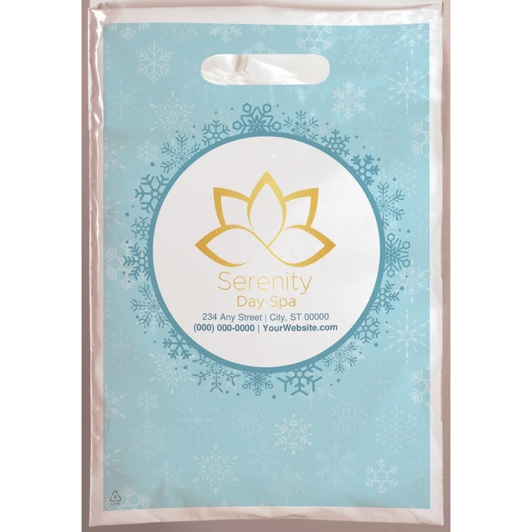 Christmas Scatter Design 2 Plastic Bag (9" x 13") 1