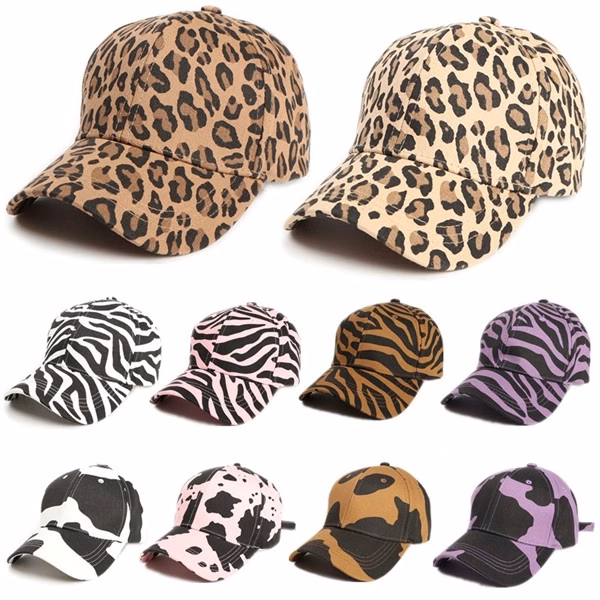 Adjustable Leopard Print Baseball Cap