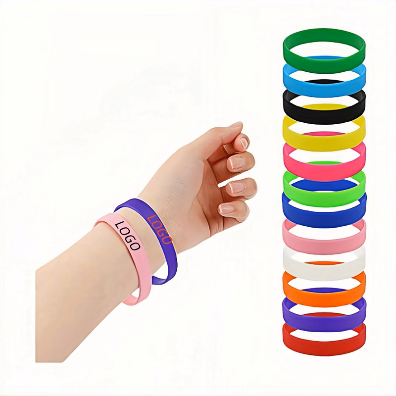 Silicone Wristbands - Assorted Colors