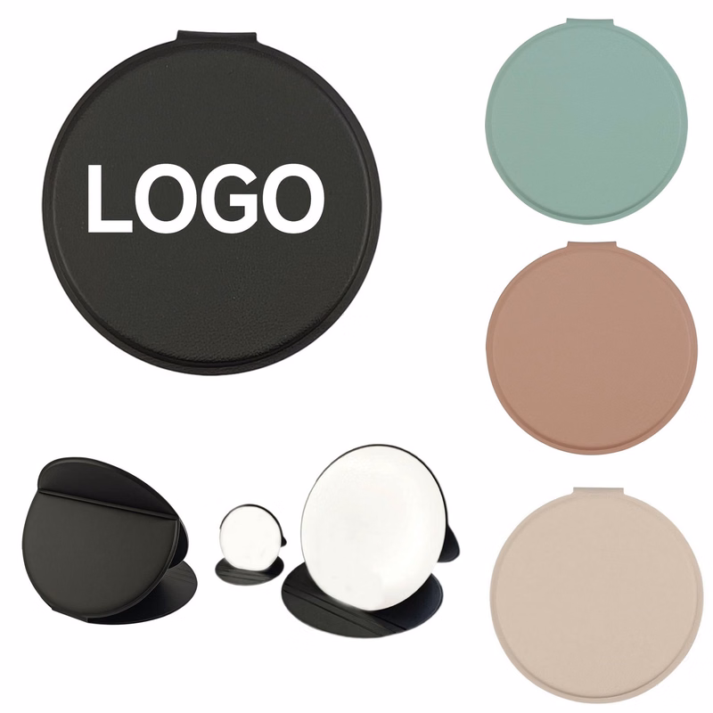 Folding Desktop Round Makeup Mirror