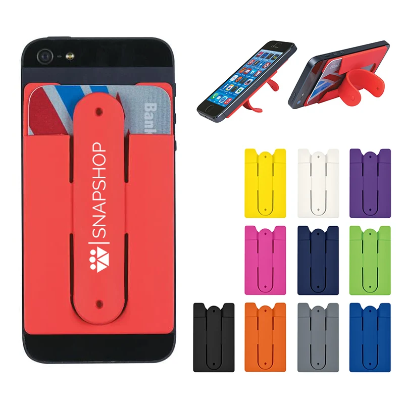 Silicone Phone and Wallet Sleeves with Stand 1